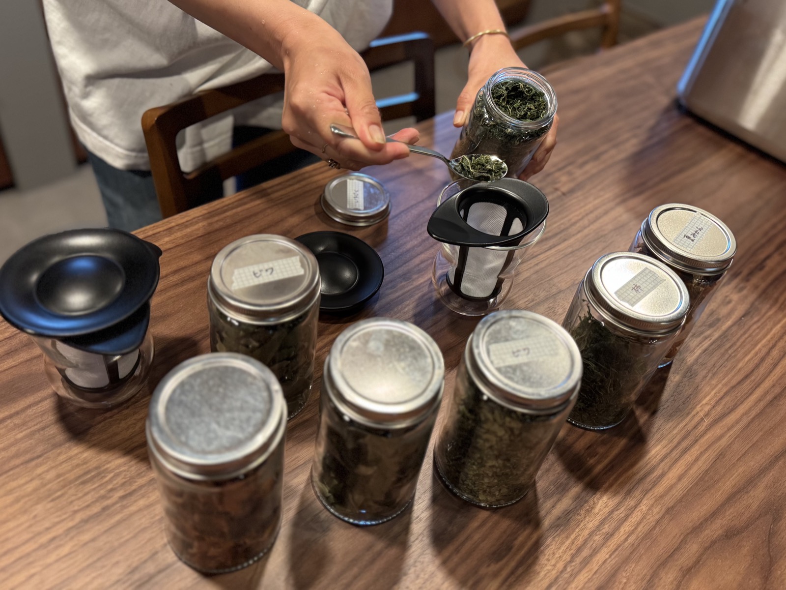 棚田米アイスづくりと野草茶体験